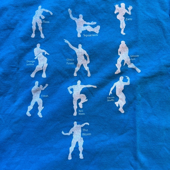 $8 when you bundle - Fortnite T-Shirt Blue Boys Small - Bundle Discount - Picture 2 of 4